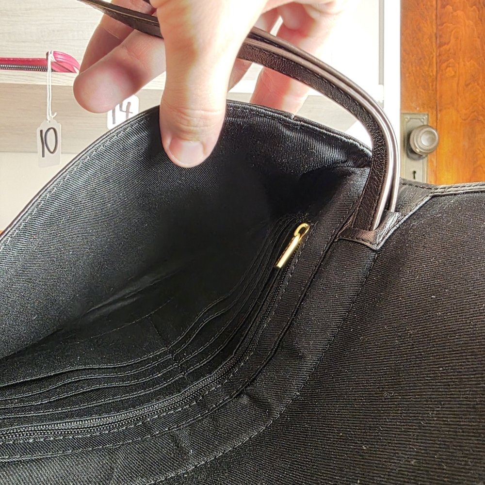 FOSSIL Black Genuine Leather Memoir Diary Clutch SL4317 - Picture 11 of 12